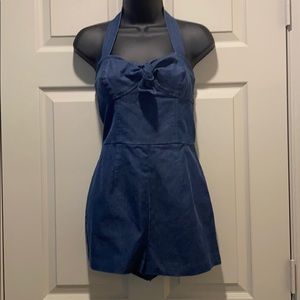 Boutique Betsey Johnson - Denim Romper